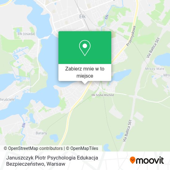 Mapa Januszczyk Piotr Psychologia Edukacja Bezpieczeństwo