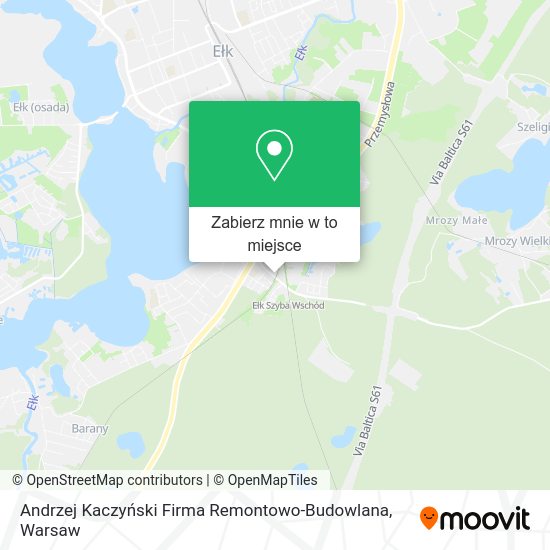 Mapa Andrzej Kaczyński Firma Remontowo-Budowlana