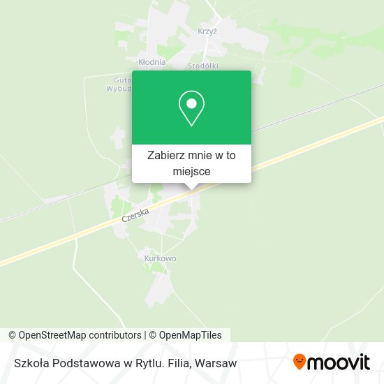 Mapa Szkoła Podstawowa w Rytlu. Filia