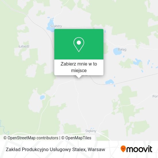 Mapa Zakład Produkcyjno Usługowy Stalex