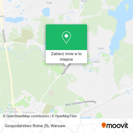 Mapa Gospodarstwo Rolne Zb