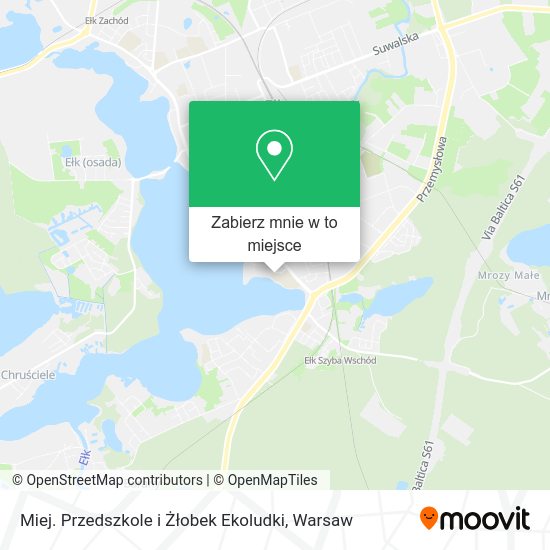 Mapa Miej. Przedszkole i Żłobek Ekoludki