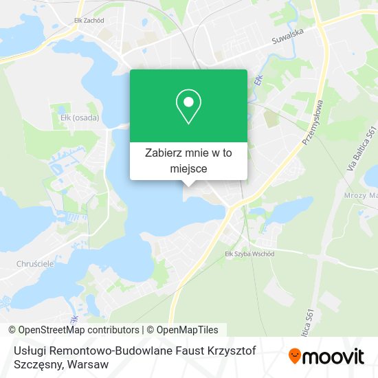 Mapa Usługi Remontowo-Budowlane Faust Krzysztof Szczęsny