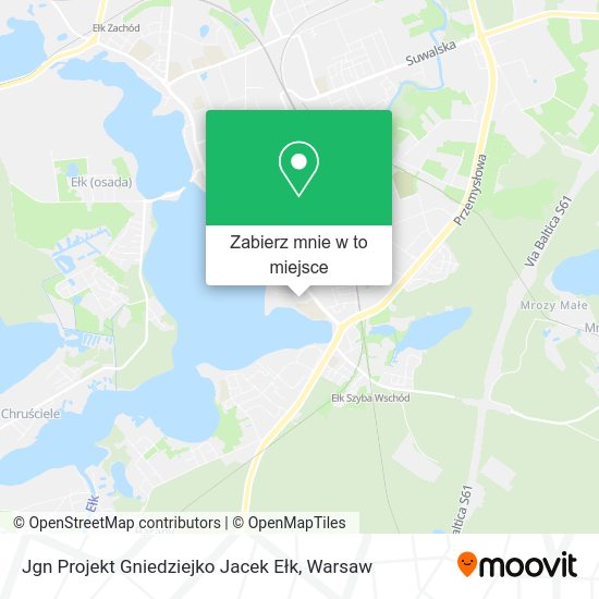 Mapa Jgn Projekt Gniedziejko Jacek Ełk