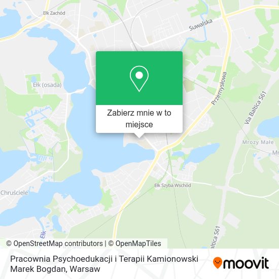 Mapa Pracownia Psychoedukacji i Terapii Kamionowski Marek Bogdan