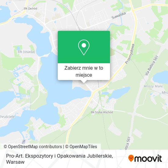 Mapa Pro-Art. Ekspozytory i Opakowania Jubilerskie