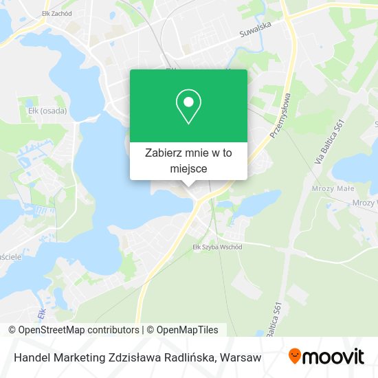 Mapa Handel Marketing Zdzisława Radlińska