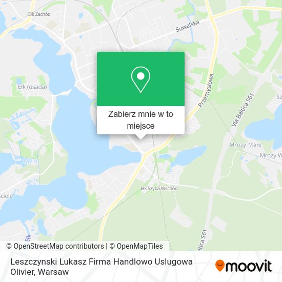 Mapa Leszczynski Lukasz Firma Handlowo Uslugowa Olivier