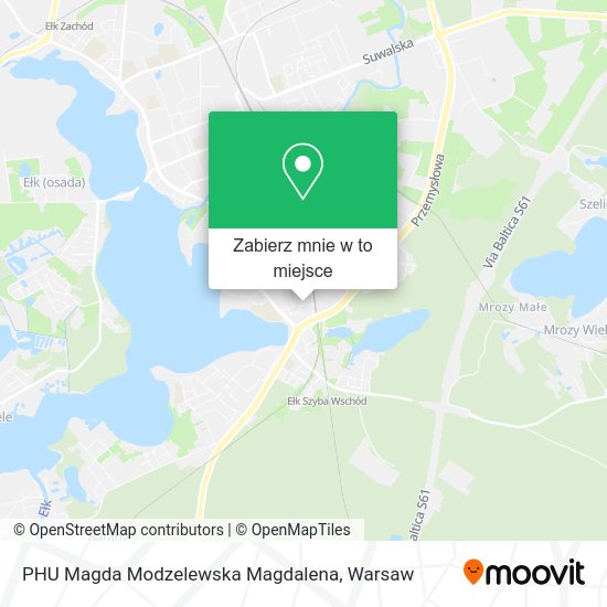 Mapa PHU Magda Modzelewska Magdalena