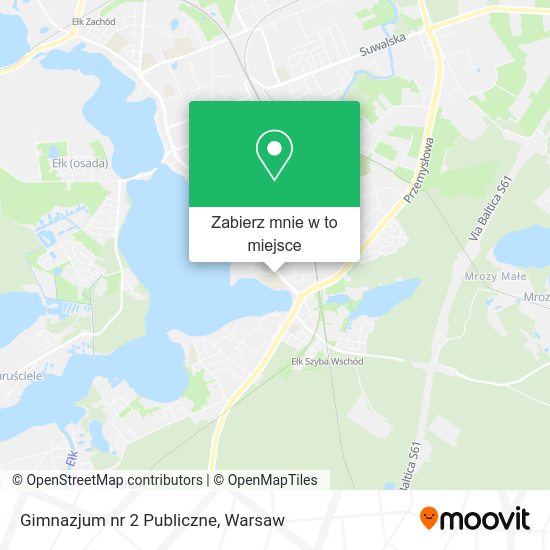 Mapa Gimnazjum nr 2 Publiczne