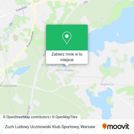 Mapa Zuch Ludowy Uczniowski Klub Sportowy