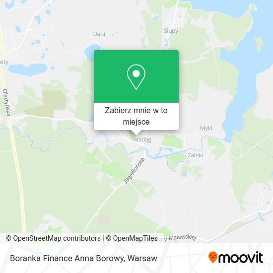 Mapa Boranka Finance Anna Borowy