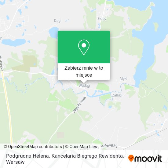 Mapa Podgrudna Helena. Kancelaria Biegłego Rewidenta