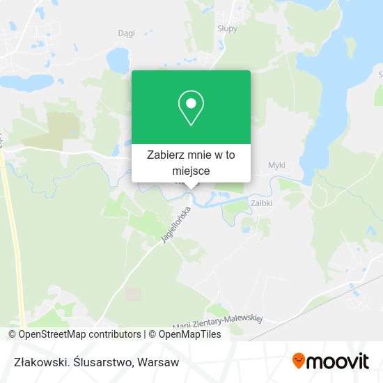 Mapa Złakowski. Ślusarstwo