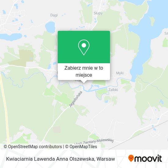 Mapa Kwiaciarnia Lawenda Anna Olszewska