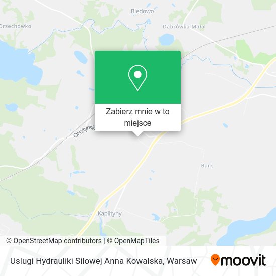 Mapa Uslugi Hydrauliki Silowej Anna Kowalska