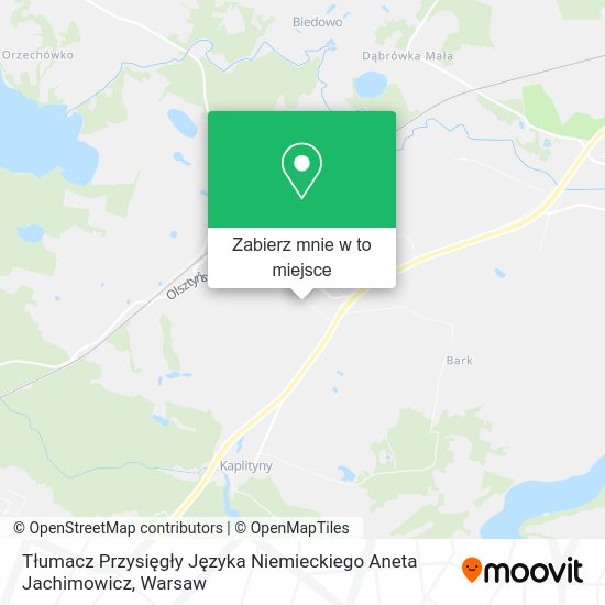 Mapa Tłumacz Przysięgły Języka Niemieckiego Aneta Jachimowicz