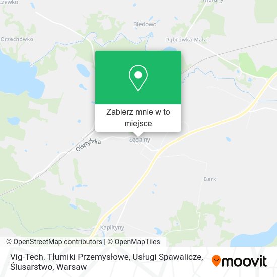 Mapa Vig-Tech. Tłumiki Przemysłowe, Usługi Spawalicze, Ślusarstwo