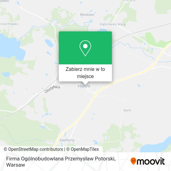 Mapa Firma Ogólnobudowlana Przemysław Potorski