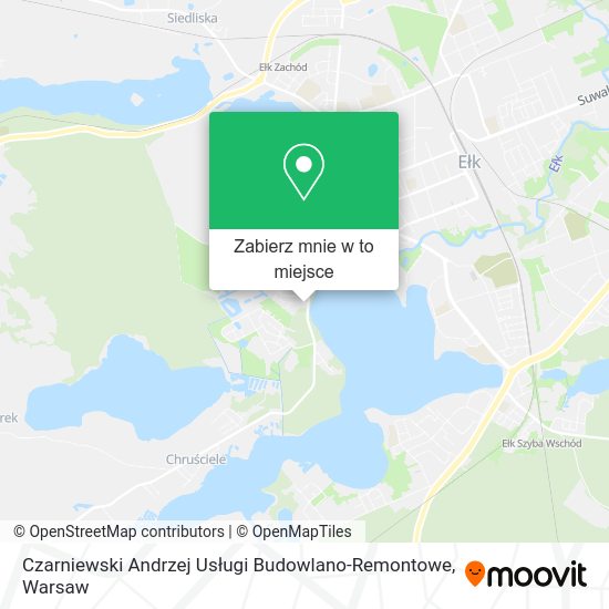 Mapa Czarniewski Andrzej Usługi Budowlano-Remontowe