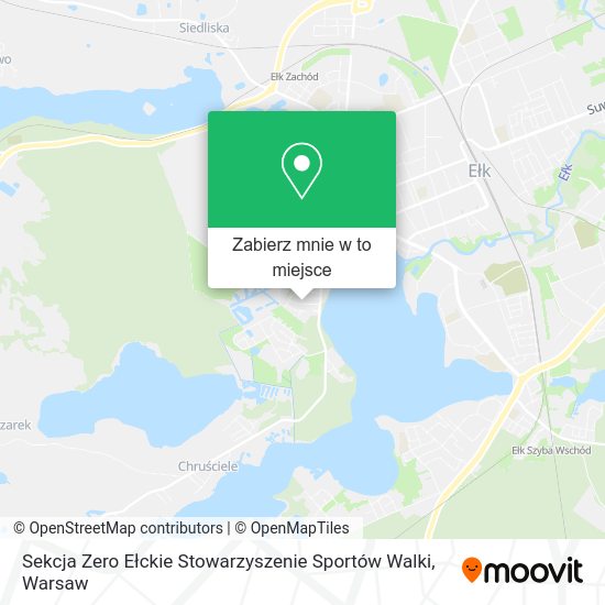 Mapa Sekcja Zero Ełckie Stowarzyszenie Sportów Walki