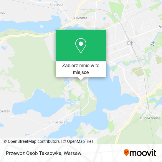 Mapa Przewoz Osob Taksowka