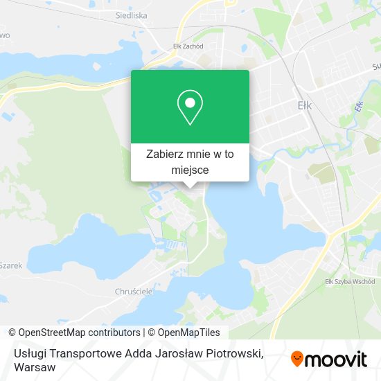 Mapa Usługi Transportowe Adda Jarosław Piotrowski