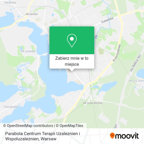 Mapa Parabola Centrum Terapii Uzaleznien i Wspoluzaleznien