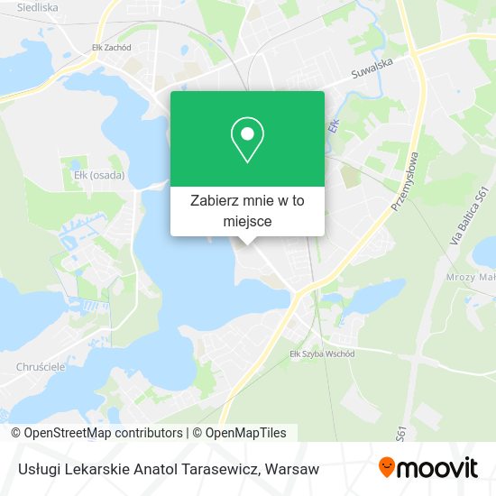 Mapa Usługi Lekarskie Anatol Tarasewicz