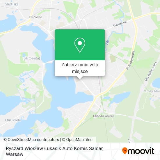 Mapa Ryszard Wiesław Łukasik Auto Komis Salcar