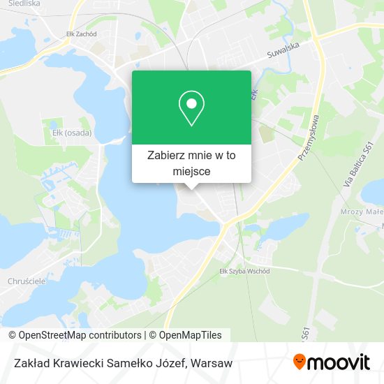 Mapa Zakład Krawiecki Samełko Józef