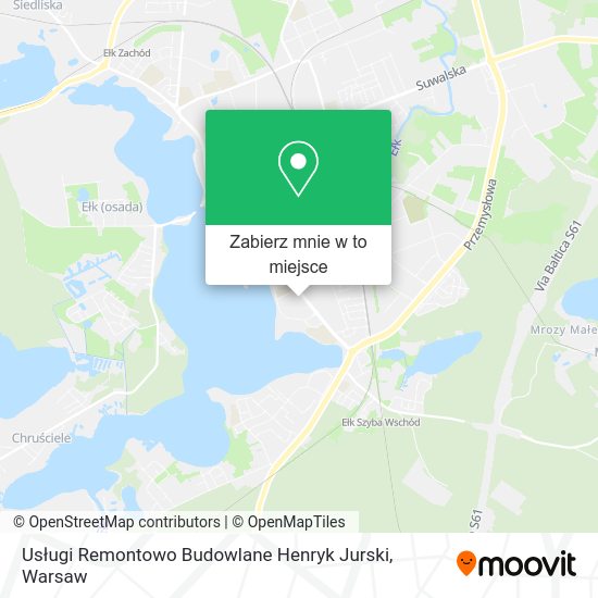 Mapa Usługi Remontowo Budowlane Henryk Jurski