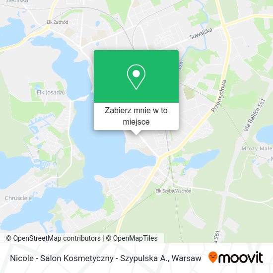 Mapa Nicole - Salon Kosmetyczny - Szypulska A.