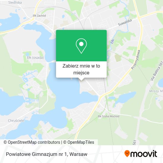 Mapa Powiatowe Gimnazjum nr 1