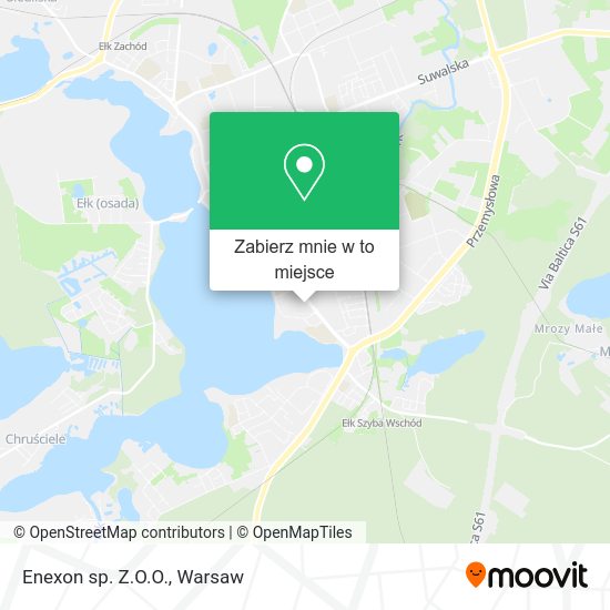 Mapa Enexon sp. Z.O.O.