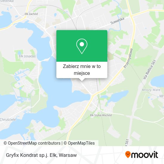 Mapa Gryfix Kondrat sp.j. Ełk