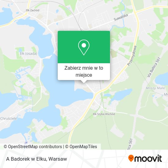 Mapa A Badorek w Ełku