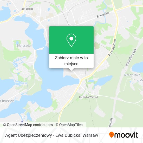 Mapa Agent Ubezpieczeniowy - Ewa Dubicka