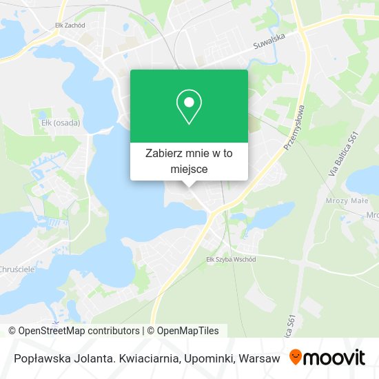 Mapa Popławska Jolanta. Kwiaciarnia, Upominki