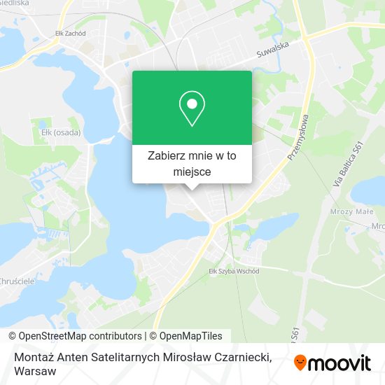 Mapa Montaż Anten Satelitarnych Mirosław Czarniecki