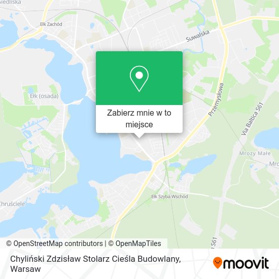 Mapa Chyliński Zdzisław Stolarz Cieśla Budowlany