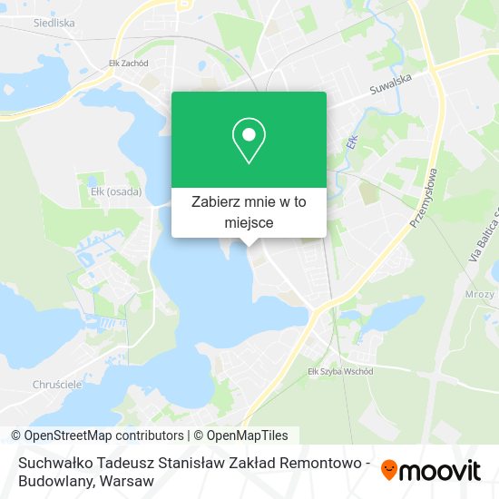 Mapa Suchwałko Tadeusz Stanisław Zakład Remontowo - Budowlany