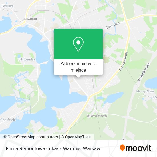 Mapa Firma Remontowa Łukasz Warmus