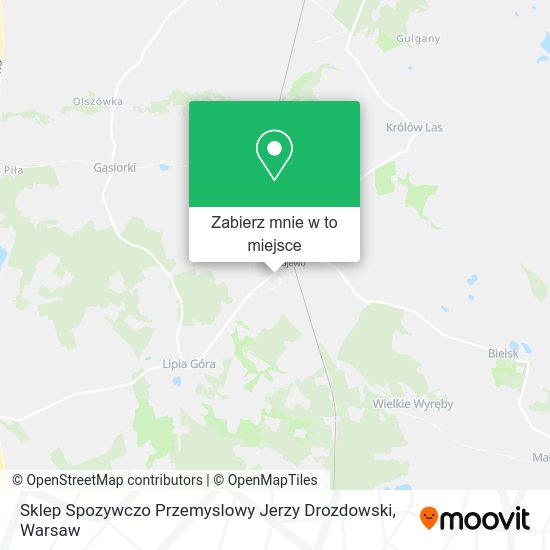 Mapa Sklep Spozywczo Przemyslowy Jerzy Drozdowski