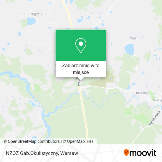 Mapa NZOZ Gab.Okulistyczny