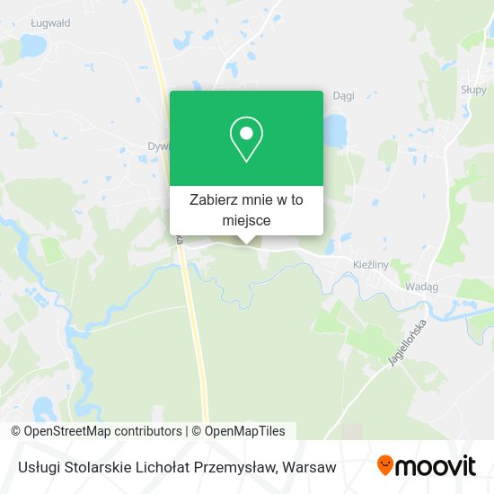 Mapa Usługi Stolarskie Lichołat Przemysław