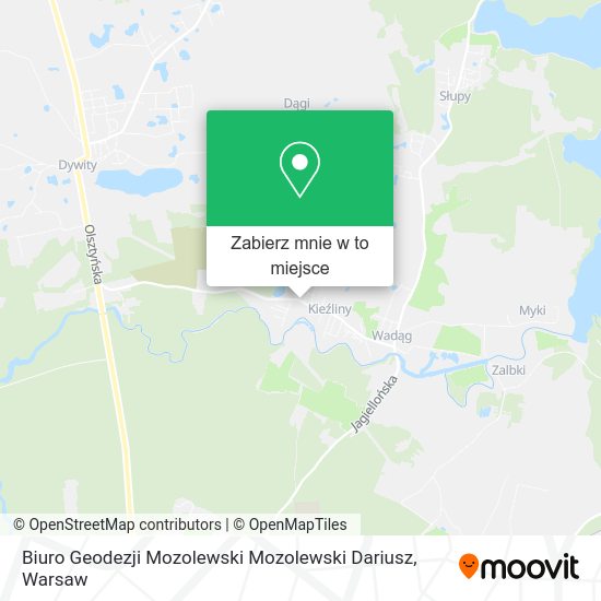 Mapa Biuro Geodezji Mozolewski Mozolewski Dariusz