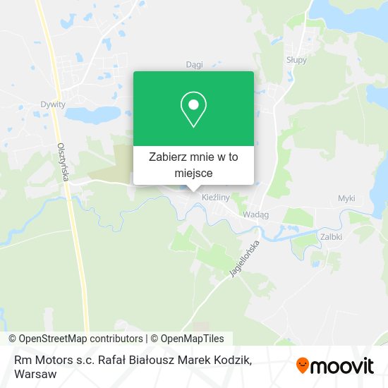 Mapa Rm Motors s.c. Rafał Białousz Marek Kodzik