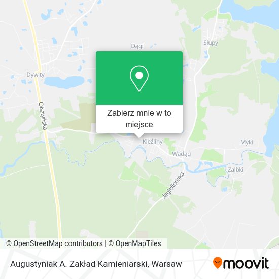 Mapa Augustyniak A. Zakład Kamieniarski