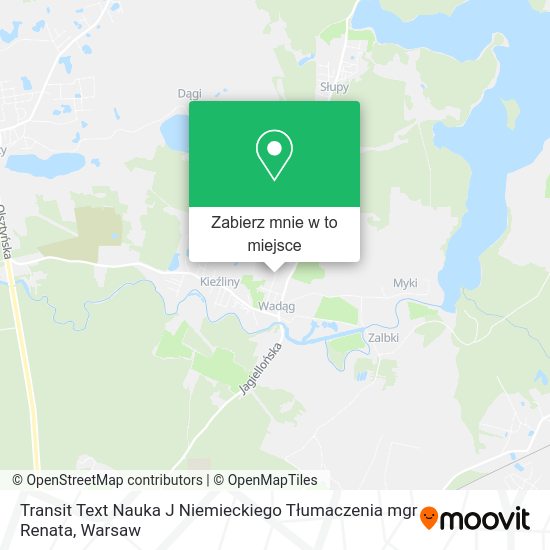 Mapa Transit Text Nauka J Niemieckiego Tłumaczenia mgr Renata